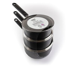 Tesco Basics Aluminium Pan Set