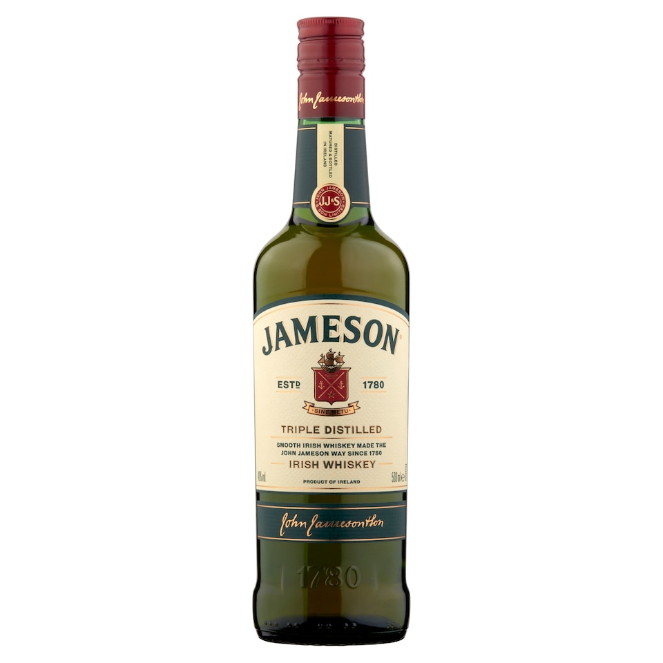 Jameson Triple Distilled Irish Whiskey 500Ml