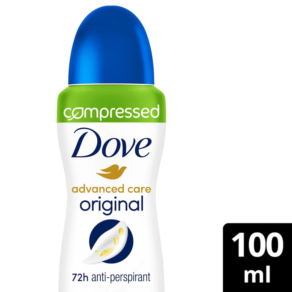 image 1 of Dove Advanced Care 72h Original Antiperspirant Deodorant 100ml