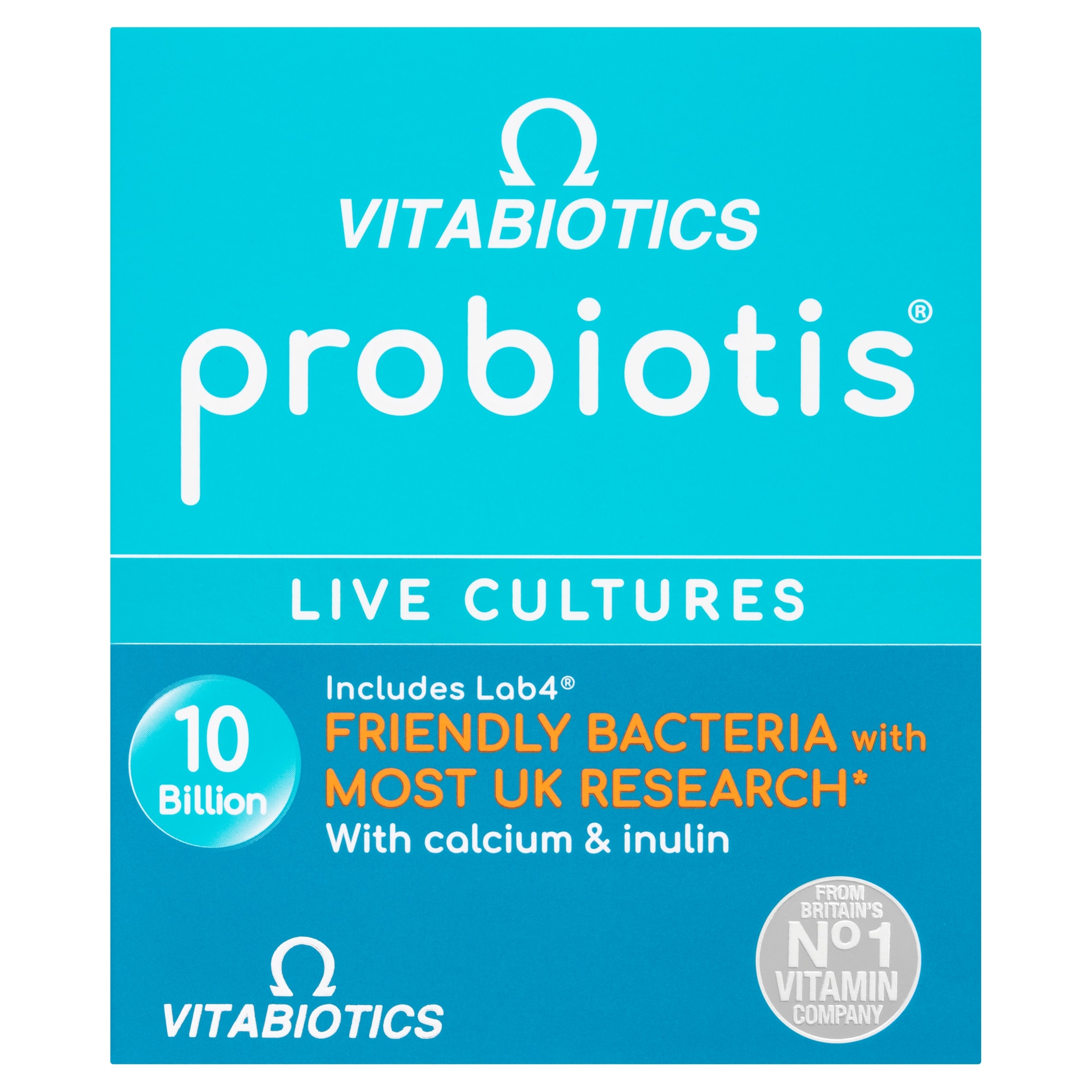 VITABIOTICS PROBIOTIS LIVE CULTURES 10BILLION CFU 30 CAPSULES