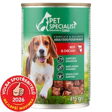 Pet Specialist Kousky s hovězím a kuřecím v želé 415g