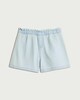 image 4 of F&F Girls Pure Cotton Frill Waist Shorts in Blue