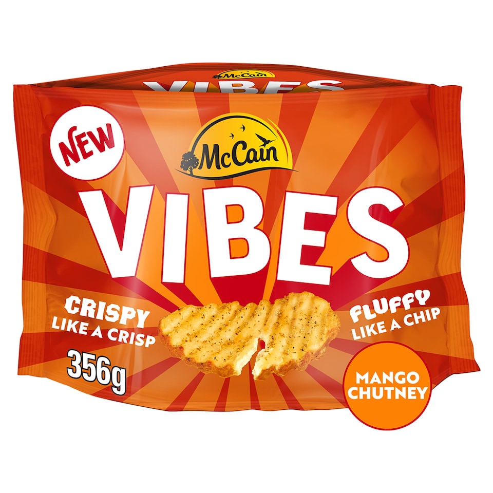 image 1 of McCain Vibes Mango Chutney Hot Potato Snack 356g