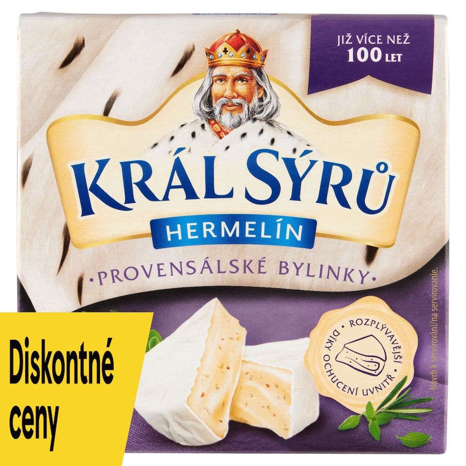 obrázok 1 z Král Sýrů Hermelín s provensálskym korením 120 g