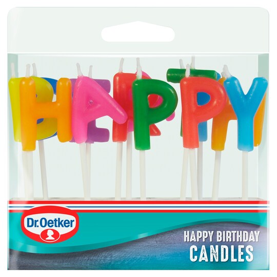 Dr Oetker Happy Birthday Candles Tesco Groceries