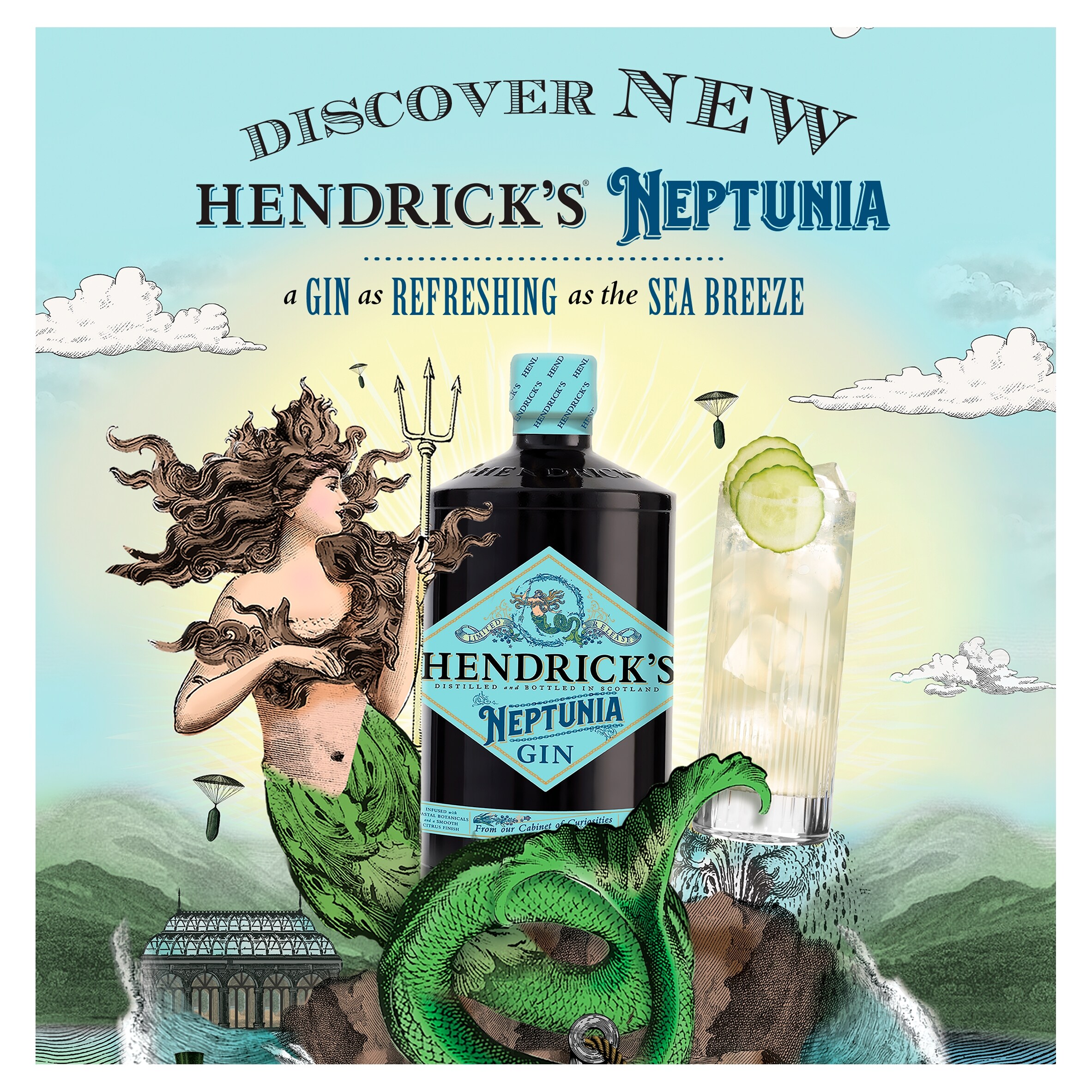Hendrick's Neptunia Gin 70Cl - Tesco Groceries