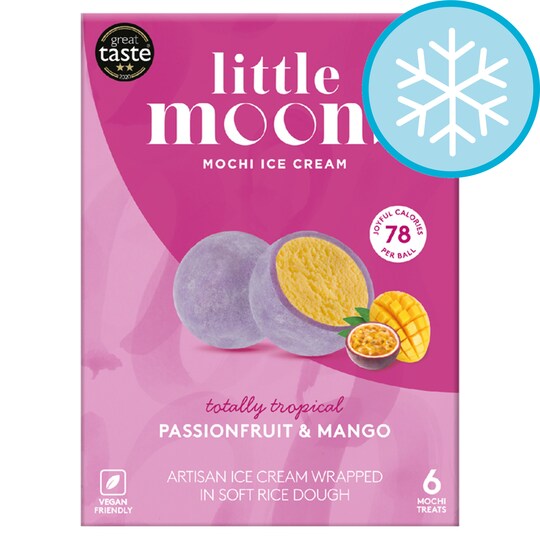 Little Moons 6 Passion Fruit Mango Treats 192g Tesco Groceries