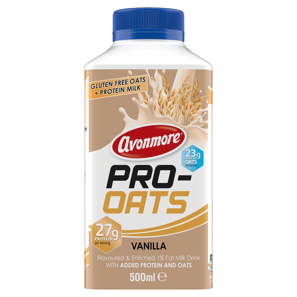 Avonmore Pro Oats Vanilla Flavoured Milk Drink 500Ml