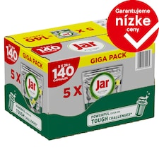 Jar Platinum All In One Kapsuly Do Umývačky Riadu Citrón, 140 Tabliet