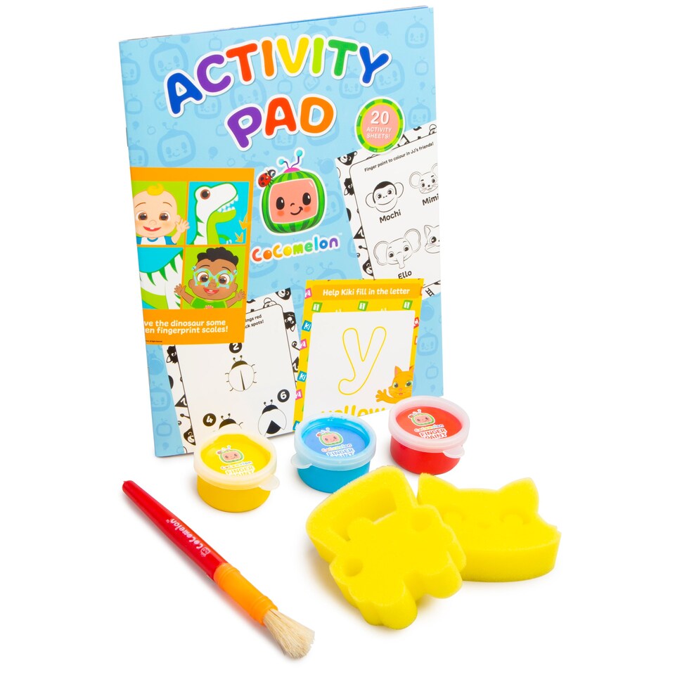 image 1 of Cocomelon finger paint set