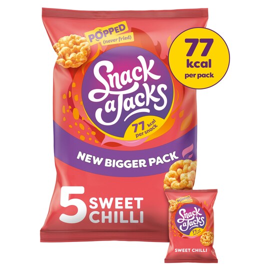 image 1 of Snack A Jacks Sweet Chilli 5X19g