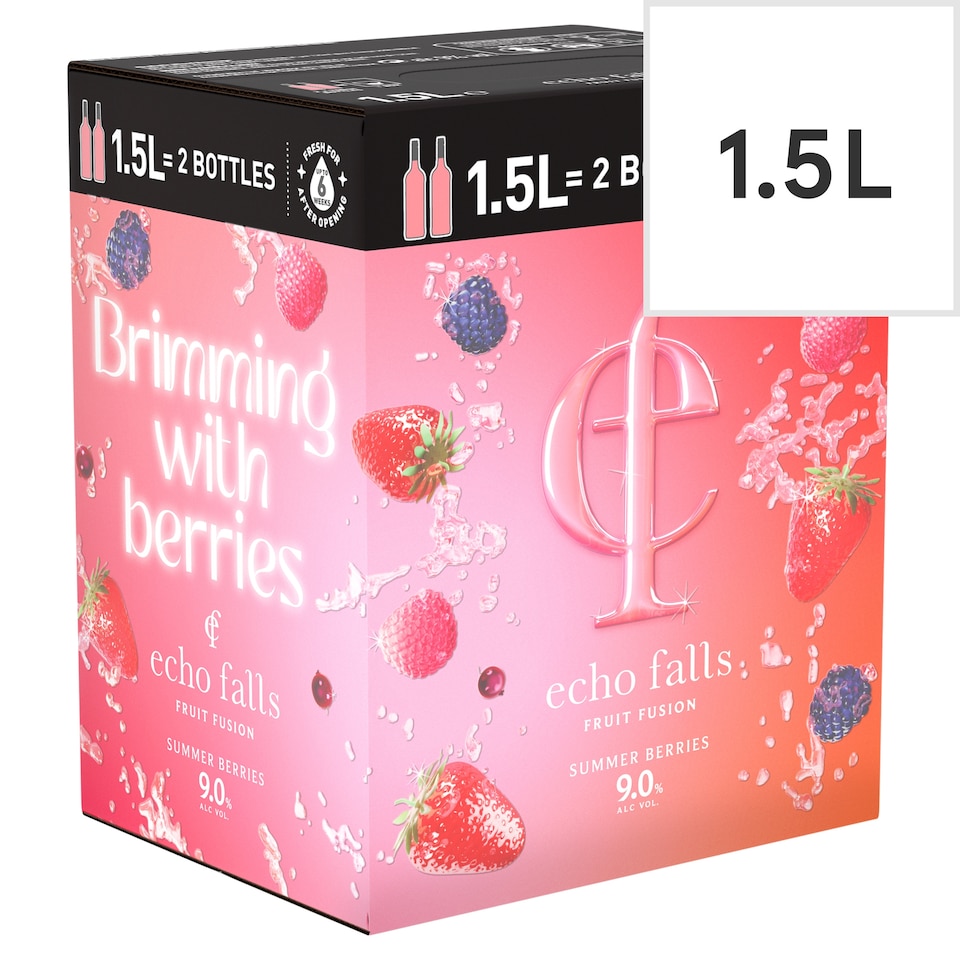 Echo Falls Summer Berries 9% Fruit Fusion 1.5L Box