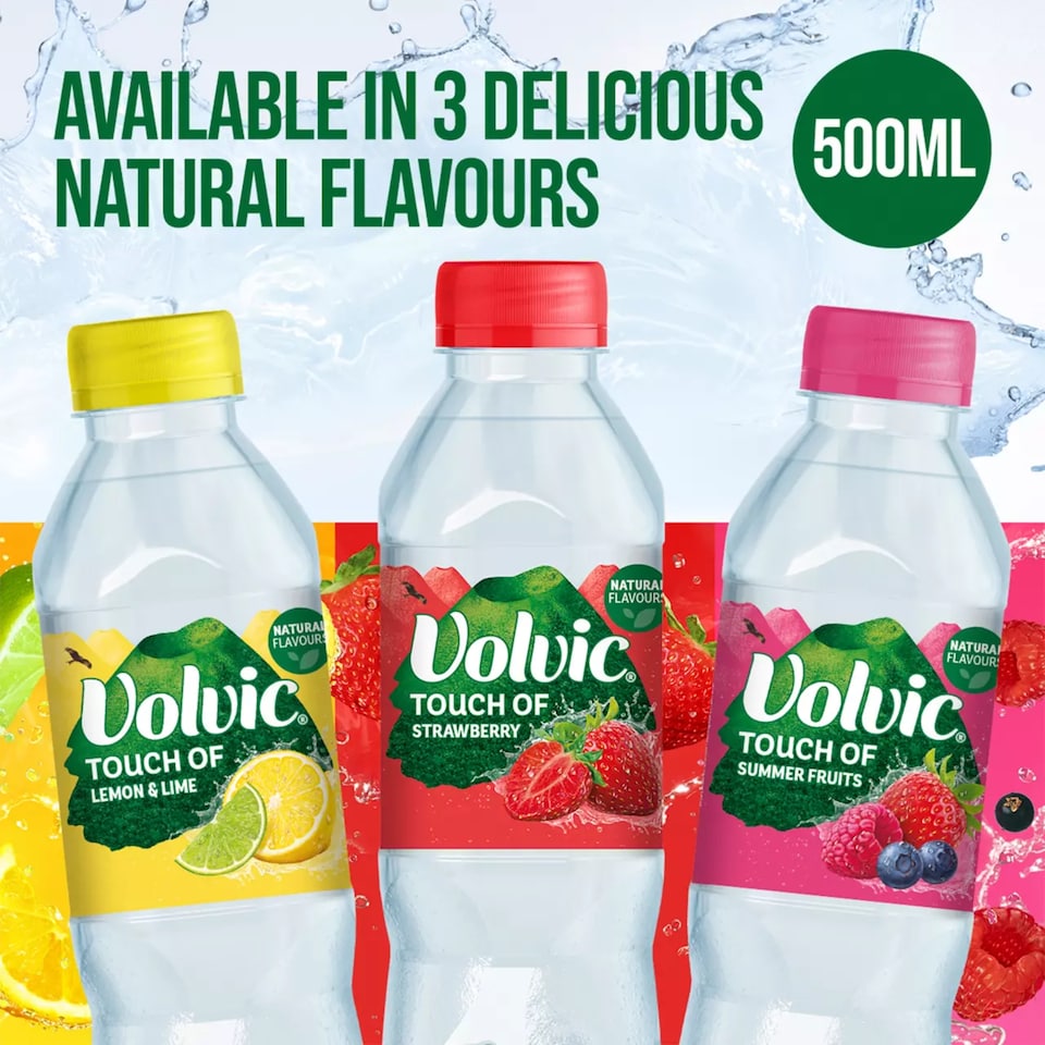 image 1 of Volvic Touch of Fruit Strawberry Still Flavoured Water Multipack 6x500ml