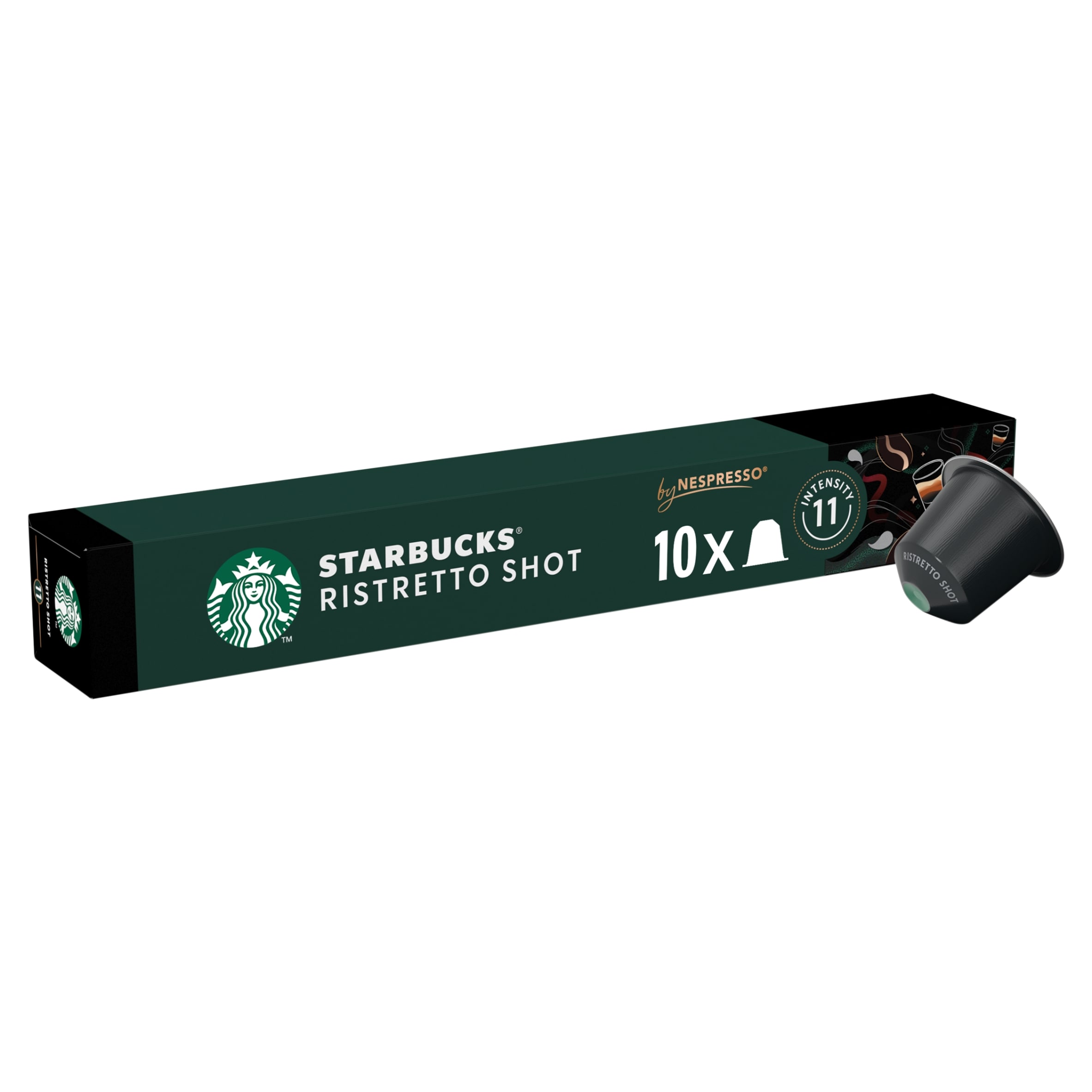 Starbucks by Nespresso Ristretto Shot 10 Coffee Capsules 57g