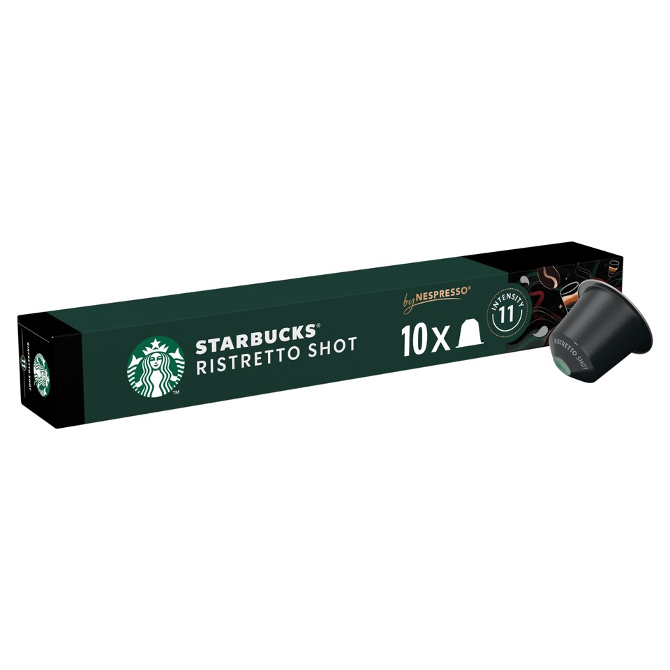 image 1 of Starbucks by Nespresso Ristretto Shot 10 Coffee Capsules 57g