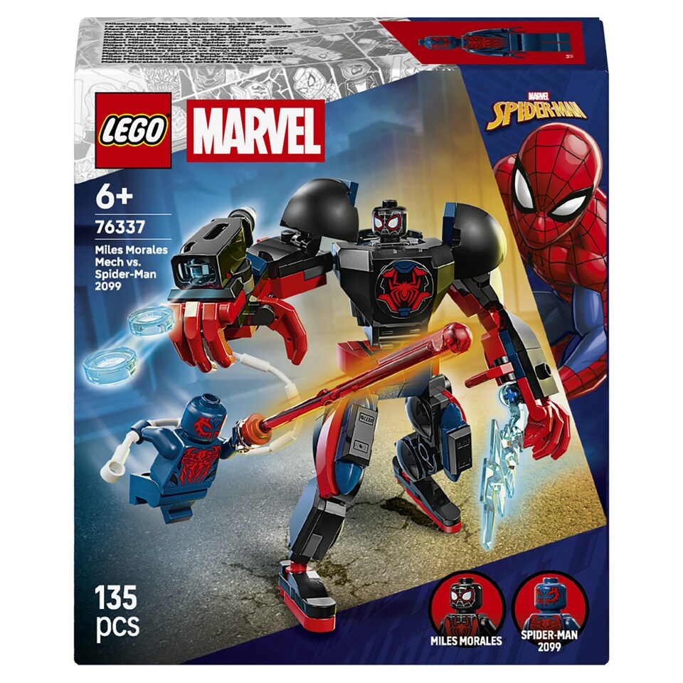 obrázok 1 z LEGO Marvel 76337 Robot Milesa Moralesa vs. Spider-Man 2099