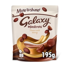 Galaxy Minstrels Buttons Milk Chocolate Pouch Bag 195g