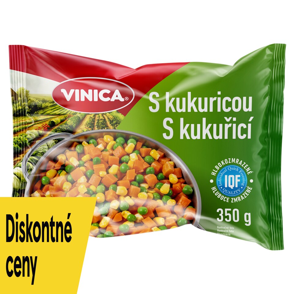 Vinica Deep-Frozen Mixture with Corn 350 g