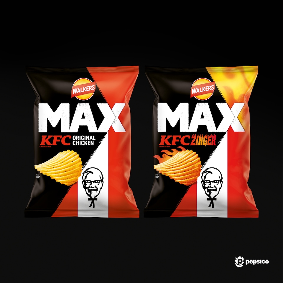 image 1 of Walkers MAX Kentucky Fried Chicken Crisps 50g
