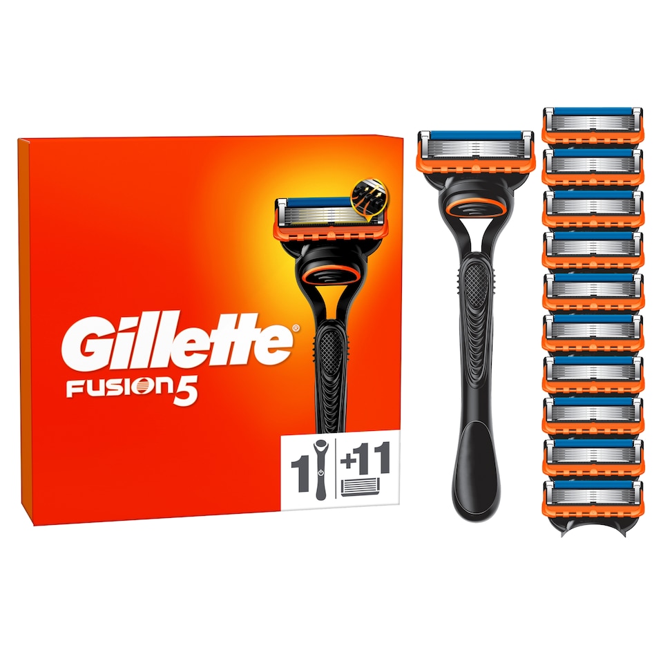 obrázok 1 z Gillette Fusion5 Holiaci Strojček pre Mužov, Strojček s 5 Čepieľkami, Zarovnávajúca Čepieľka