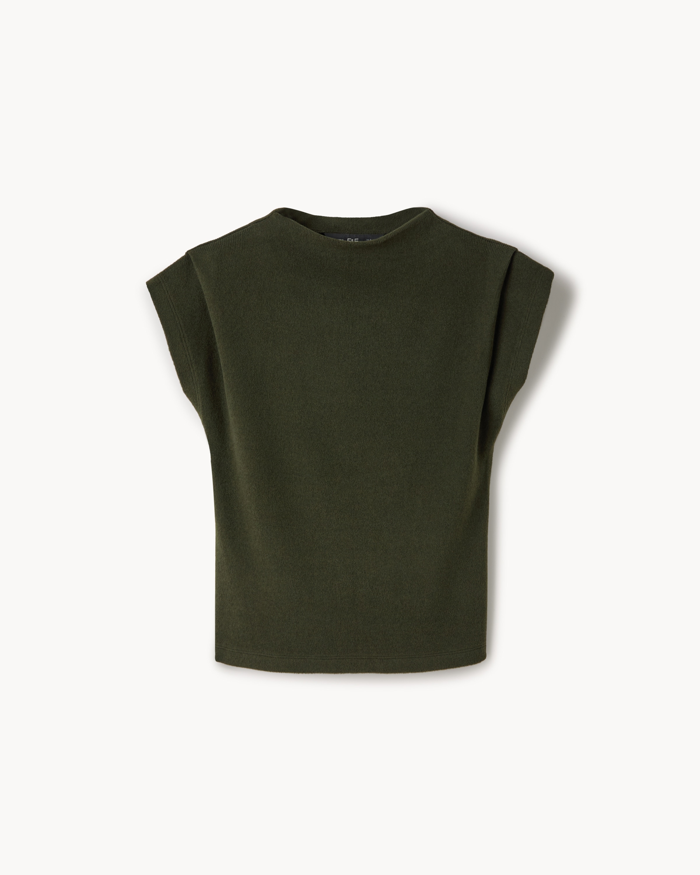 F&F Brushed Pleated Sleeve Co-ord Top in Olive