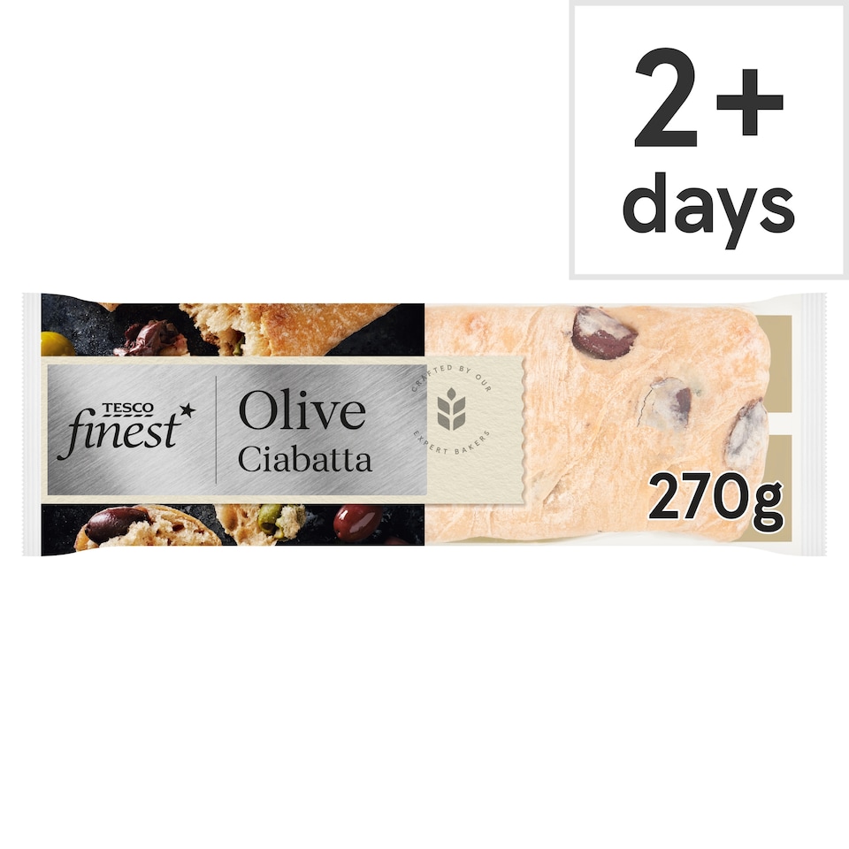 Tesco Finest Olive Ciabatta 270g