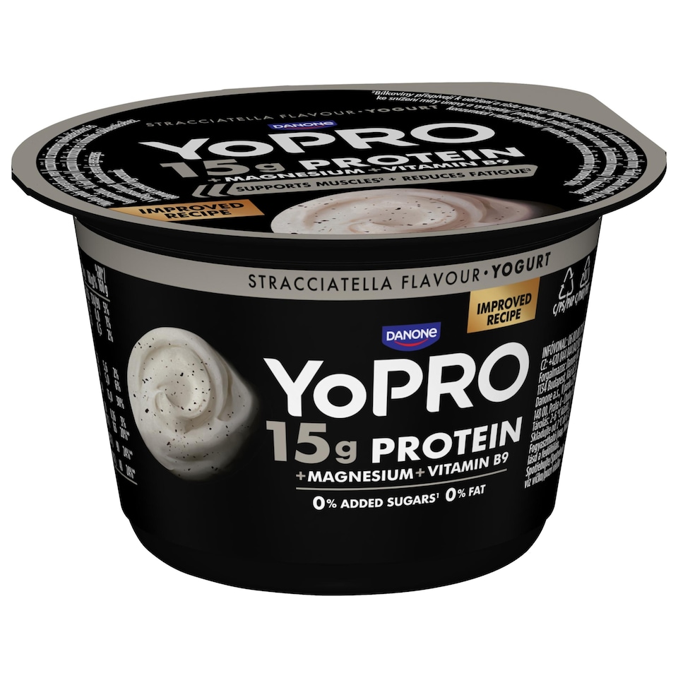YOPRO Odtučněný jogurt - Stracciatella 160g