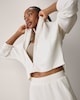 image 3 of F&F Active AFTERCLASS Textured Hoodie in Cream