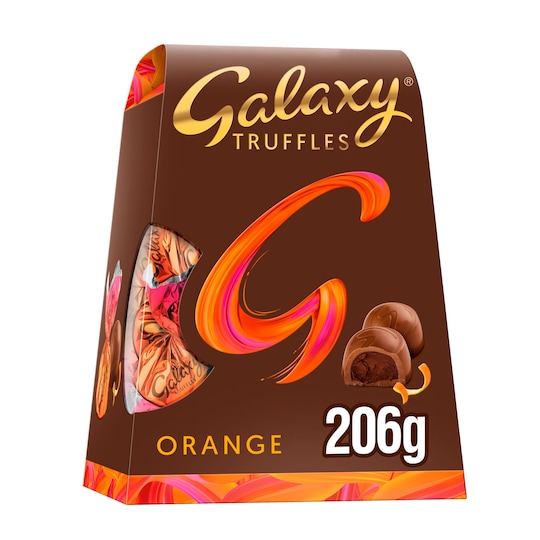 Galaxy Truffles Orange Milk Chocolate 206G Tesco Groceries