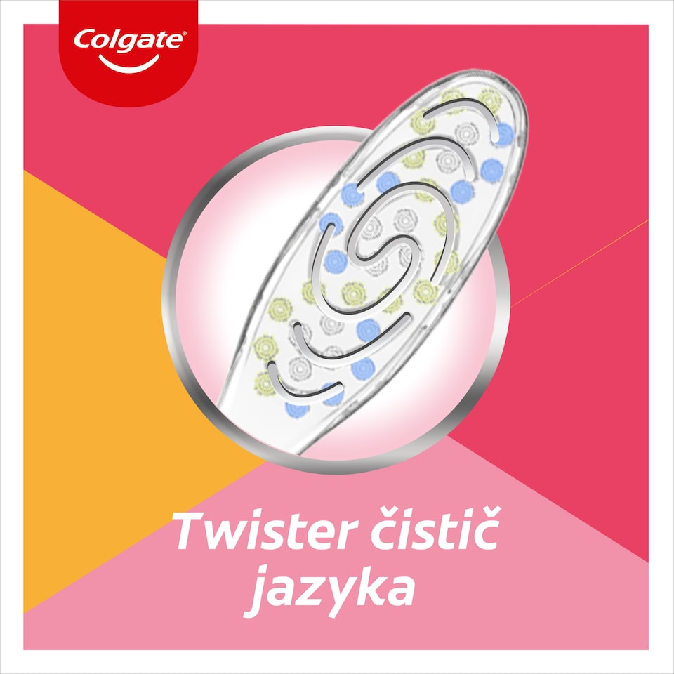 image 1 of Colgate Twister Design Edition Toothbrush 4-pack