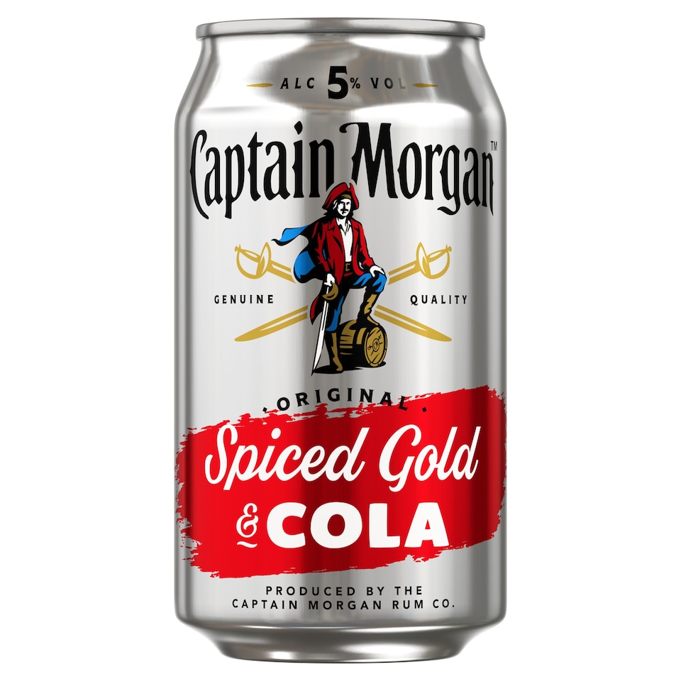 image 1 of Captain Morgan Original Spiced Gold & Pepsi Max 330ML