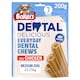 image 1 of BAKERS Dental Delicious Medium Chicken Dog Chews 200g