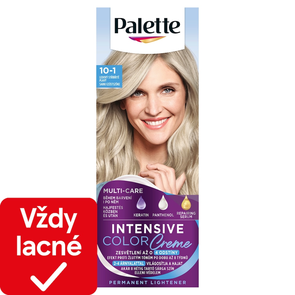 obrázok 1 z Palette Intensive Color Creme farba na vlasy Ľadový striebroplavý 10-1