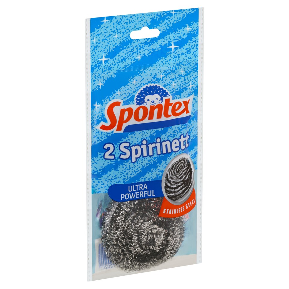 Obrázek 1 pro produkt Spontex Spirinett nerezové drátěnky 2 ks