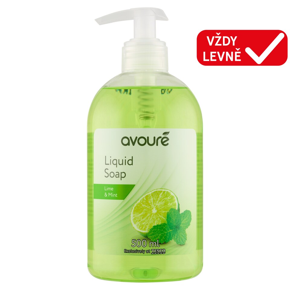 Avouré Tekuté mýdlo s vůní limetky a máty 500ml