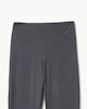 image 5 of F&F Girls School 2 Pack Cotton Rich Straight Leg Trousers in Grey