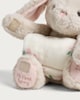 image 3 of F&F My First Bunny Plush Toy with Blanket in Pink