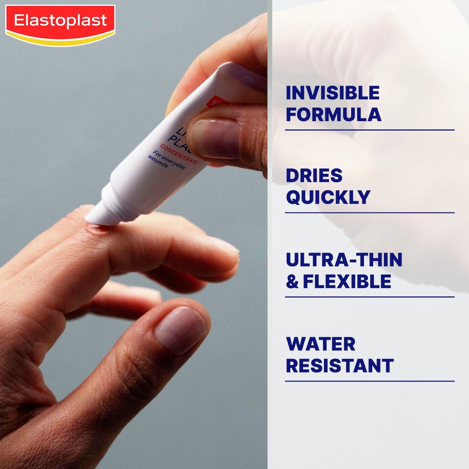 image 1 of Elastoplast Second Skin Protection Liquid Plaster Concentrate 60 Applications 10ml