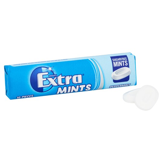 Extra Peppermint Mints 16 Pieces Tesco Groceries