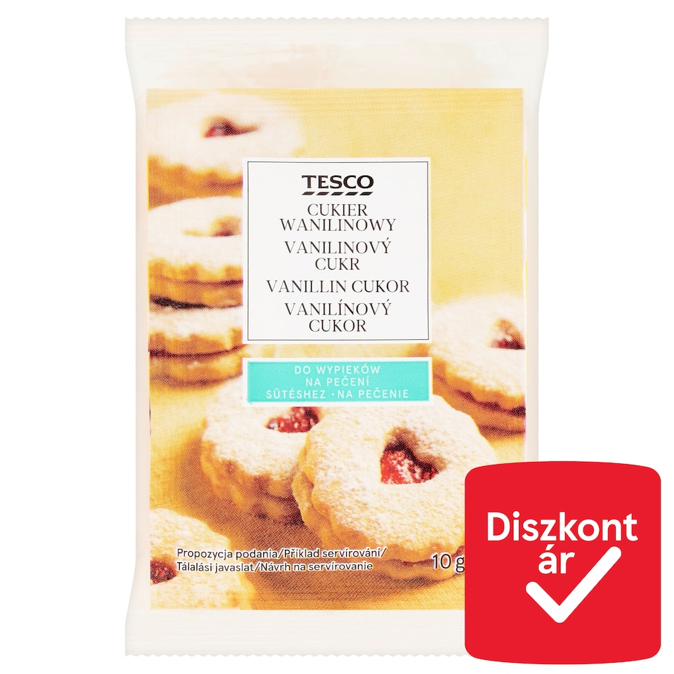 Tesco vanillin cukor 5 x 10 g