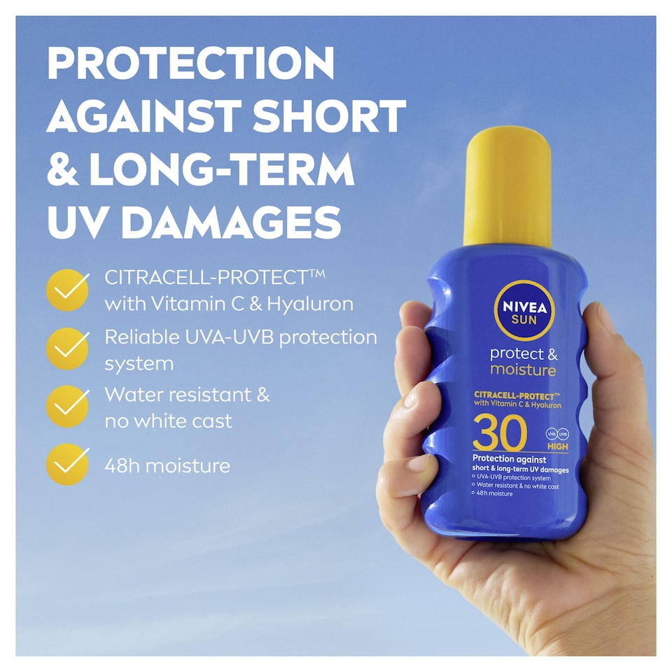image 1 of NIVEA SUN Protect & Moisture Sun Lotion SPF30 200ml