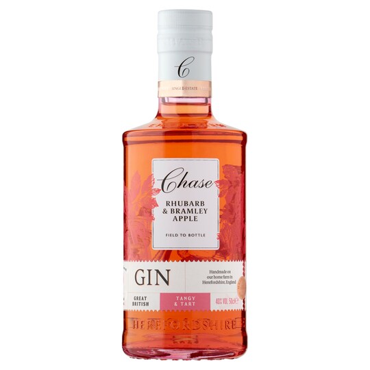 Chase Rhubarb & Bramley Apple Gin 50Cl