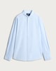 image 4 of F&F Regular Fit Stretch Button Down Collar Formal Shirt in Blue