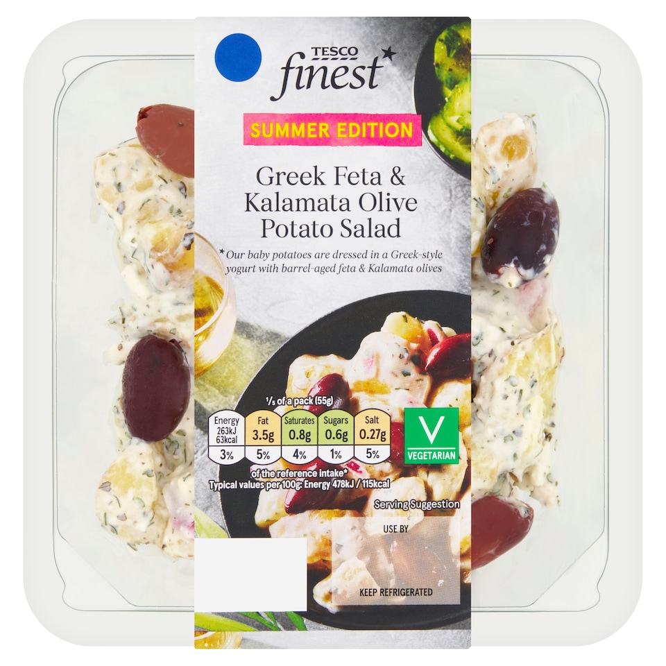 Tesco Finest Greek Feta & Kalamata Olive Potato Salad 275g