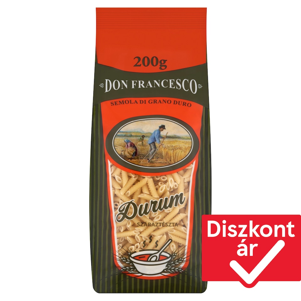 Don Francesco Cavatelli durum száraztészta 200 g