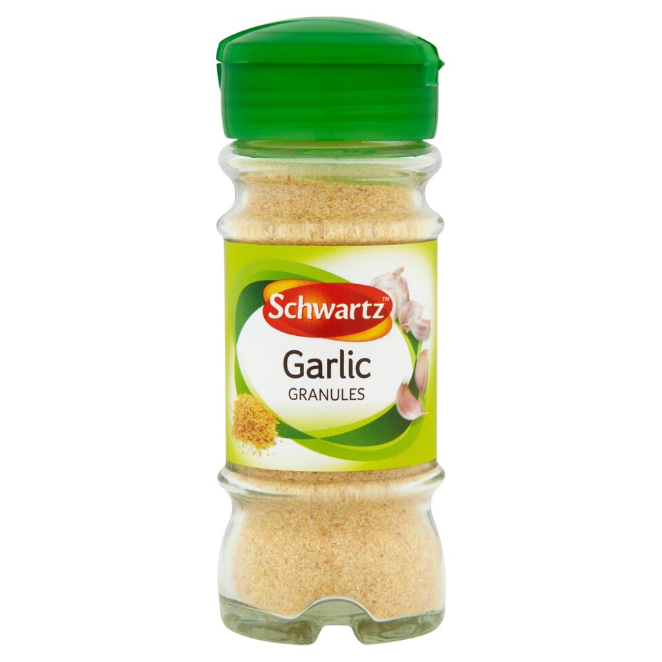 Schwartz Garlic Granules 47G Jar Tesco Groceries