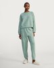 image 2 of F&F Towelling Textured Long Sleeved Pyjama Sweatshirt in Green