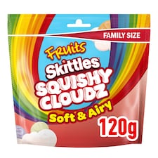 Skittles Squishy Cloudz Fruits Sweets 120G