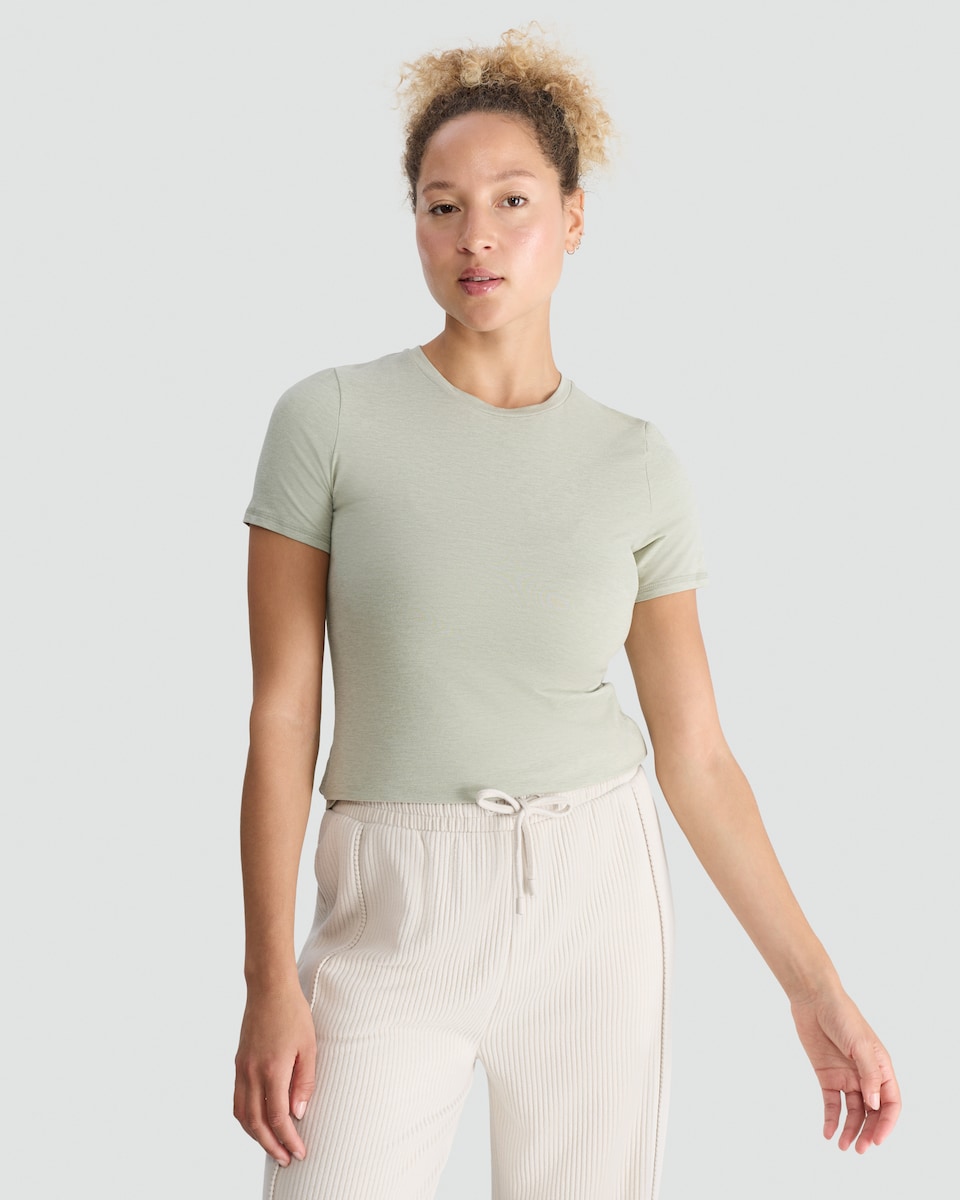 image 1 of F&F Active Short Sleeved T-Shirt in Green
