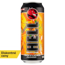 Hell Peach-Lemon energetický nápoj 500 ml
